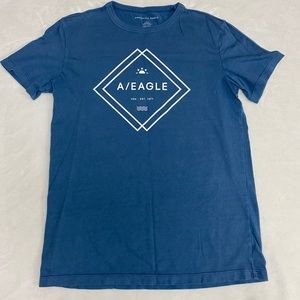 Men’s Blue American Eagle short sleeve shirt. Small
